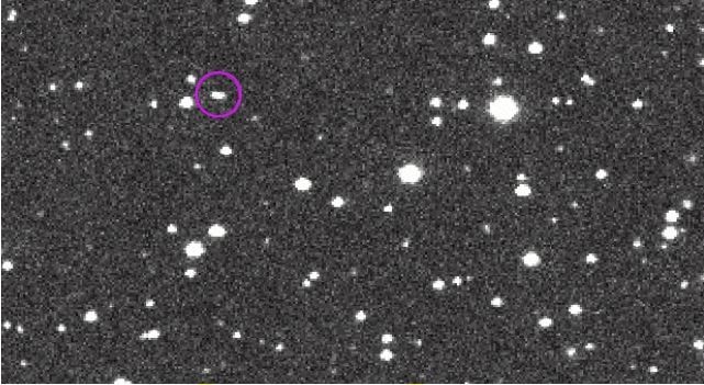 Asteroid 2014 AA (Image credit: CSS/LPL/UA)