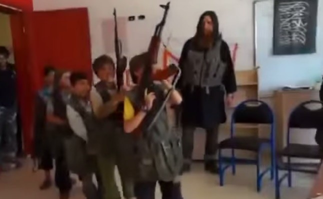 ISIS training children to be Jihadi. ISIS training children