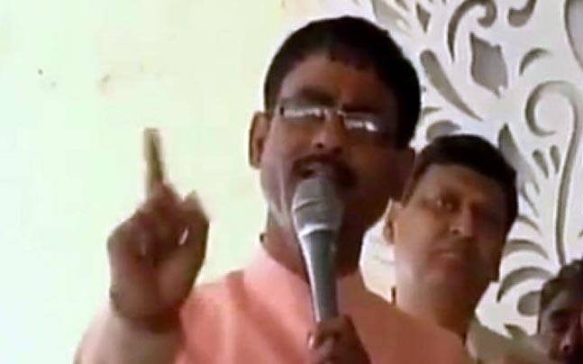 In picture: Vikram Saini, BJP MLA from Khatauli in UP. Vikram Saini