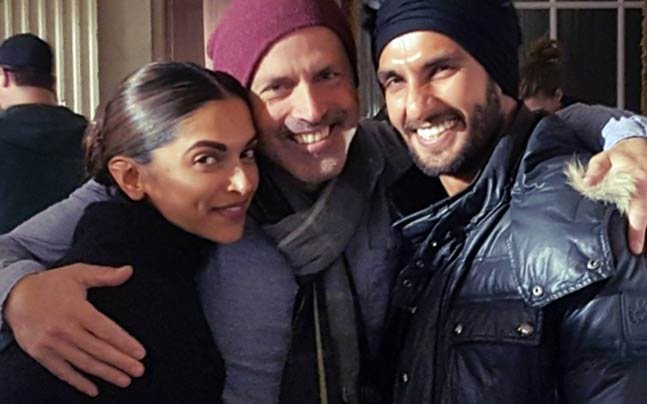 Deepika and Ranveer with xXx: Return of Xander Cage director DJ Caruso Deepika and Ranveer with xXx: Return of Xander Cage director DJ Caruso