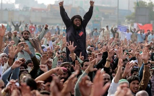 Representational Images. Pakistan protests
