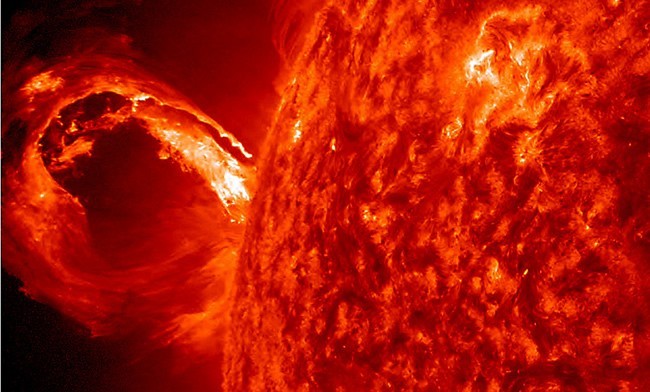 NASA Captures Sun's CME on Sunday (NASA/Goddard/SDO)