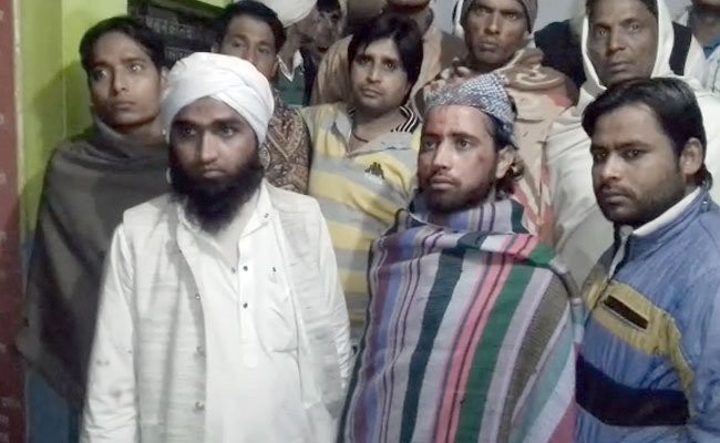 Three muslim clerics identified as Gulzar, Israr and Abrar were thrashed by unknown assailants inside a train going to Baghpat from Delhi, on Wednesday, November 22 Muslim clerics beaten-Baghpat