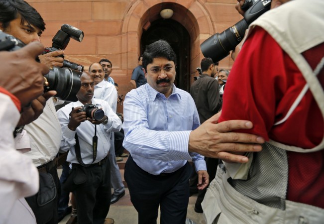 In picture: Dayanidhi Maran. dayanidhi maran 2g aircel maxis deal case cbi court 2g special saini kalanidhi telecom spectrum scam scandal dmk ambani reliance com RCom anil bjp congress