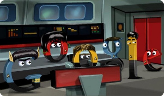 Google Star Trek doodle