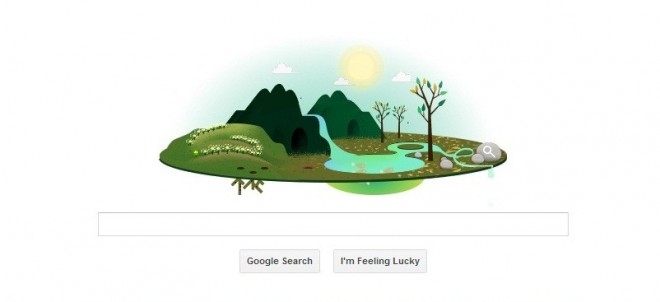 Google Doodle on Earth Day 2013
