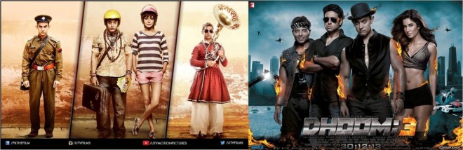 PK and Dhoom 3