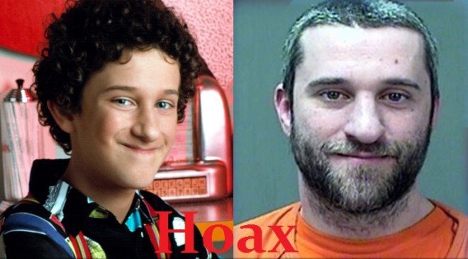 Saved By The Bell star Dustin Diamond charged with second degree murder is a hoax.