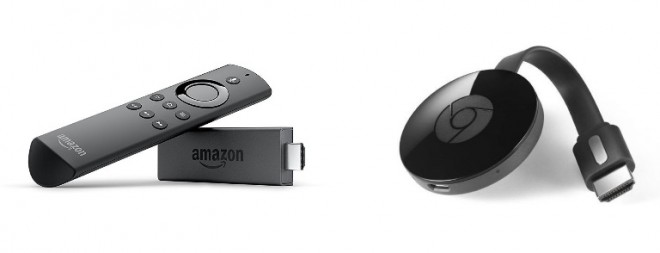 Amazon Fire TV Stick vs Google Chromecast 2