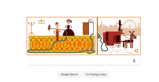 Google celebrates Hubert Cecil Booth's 147th birthday