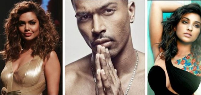 Esha Gupta, Hardik Pandya, Parineeti Chopra