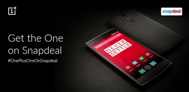 OnePlus One Now Available on Snapdeal in India OnePlus One Now Available on Snapdeal in India