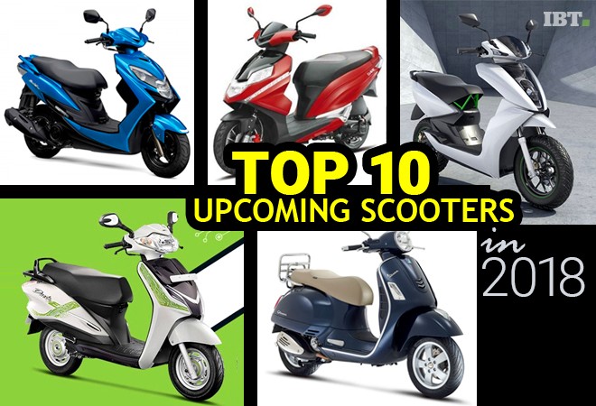 Top 10 upcoming scooters in India in 2018 Top 10 upcoming scooters in India in 2018