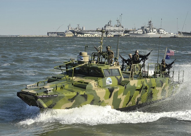 The US Navy has increased its presence in the Gulf US Navy Ship