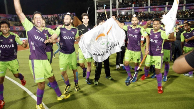 Delhi Waveriders won the HIL title, 23 February. Source: Hockey India League Official Site. Hockey India League Champions