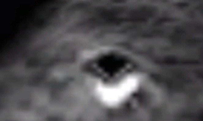 Alien base moon