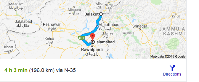 Balakot is located in the Khyber Pakhtunkhwa province in Northwest Pakistan, 196 kilometres away from its capital, Islamabad. Balakot