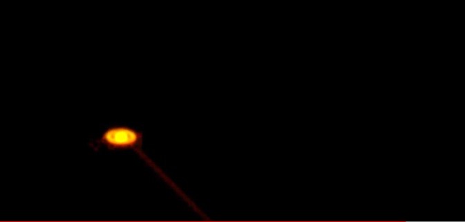 Saturn laser beam
