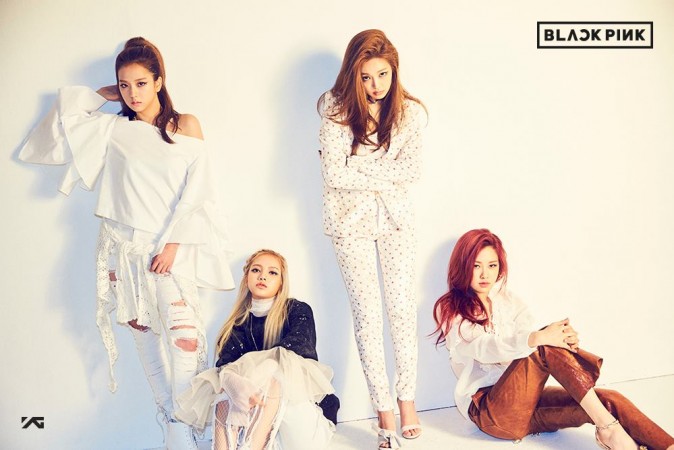 Pictured: The members of Black Pink. Black Pink