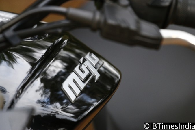 Mahindra Mojo low-cost variant in the offing. In picture: Mahindra Mojo logo Mahindra Mojo 300