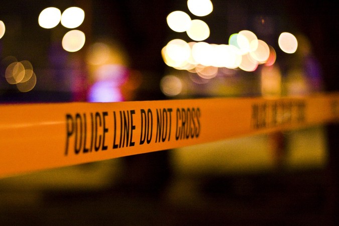 Multiple people have been injured in the mass shooting police line