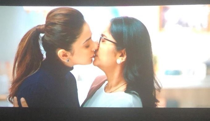 Rakul Preet Singh's liplock scene in Manmadhudu 2 Rakul Preet Singh's liplock scene in Manmadhudu 2