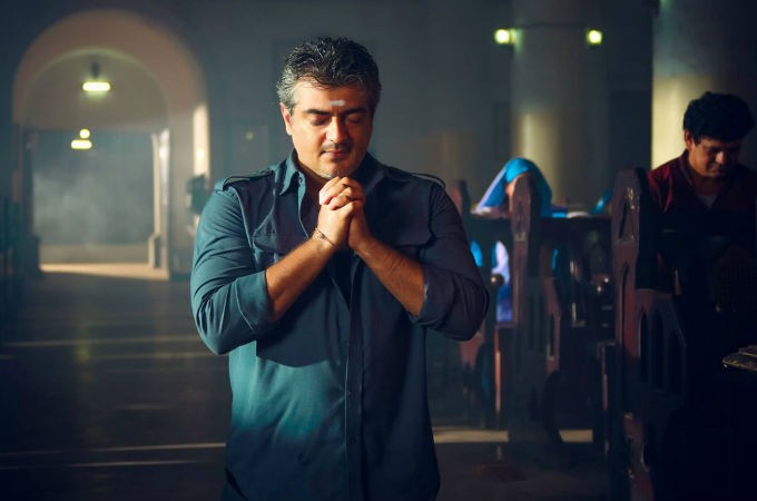A picture of Ajith from his next movie Ajith