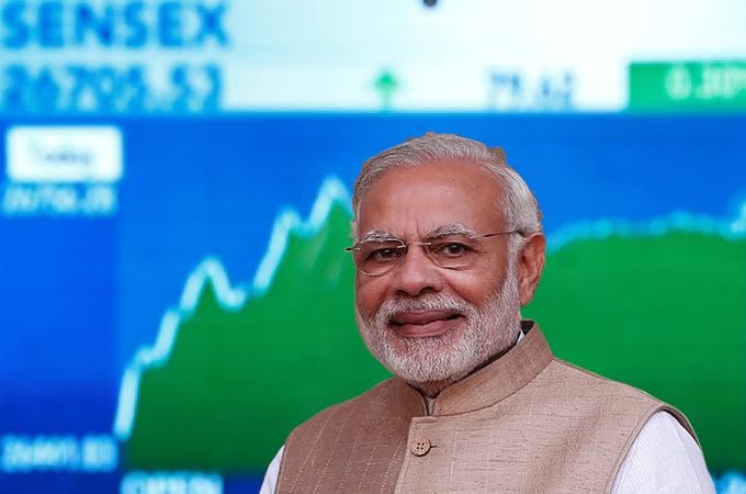Prime Minister Narendra Modi 3 years of modi govt, modi govt, pm modi, bjp wins record mandate, sensex over the years, sensex since 2014, sensex and modi