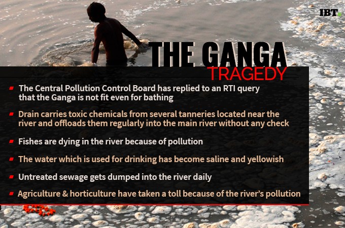 Ganga has not been cleaned in the last three years despite the tall claims. Cleaning of Ganga hasn't been successful in three years of Modi rule
