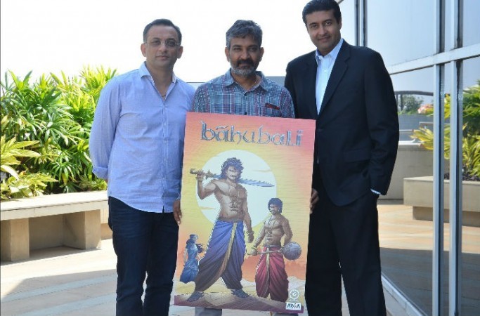 The Sword of Baahubali release date revealed: SS Rajamouli, Shobu Yarlagadda thrilled to bring VR experience to viewers. Pictured: SS Rajamouli and Shobu Yarlagadda at Cannes Film Festival SS Rajamouli, Shobu Yarlagadda
