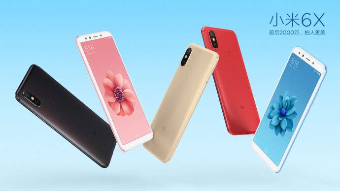 Xiaomi Mi 6X color options Xiaomi Mi 6X color options