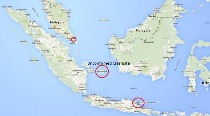Unconfirmed reports claim that the possible crash site has been identified. Unconfirmed reports claim that the possible crash site has been identified.