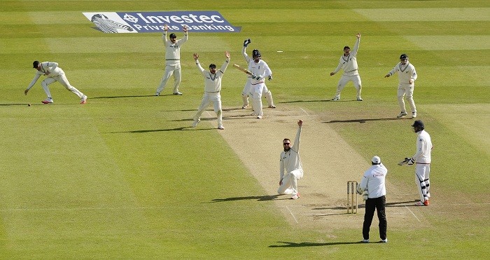 New Zealand bowler Mark Craig makes a successful appeal to dismiss Jos Buttler and with it seal the second Test England New Zealand Jos Buttler Mark Craig