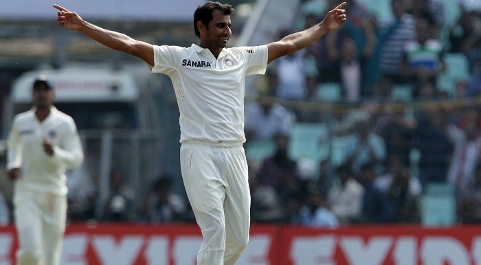 Mohammed Shami impressed with four wickets on his debut. BCCI Official Website Mohammed Shami India