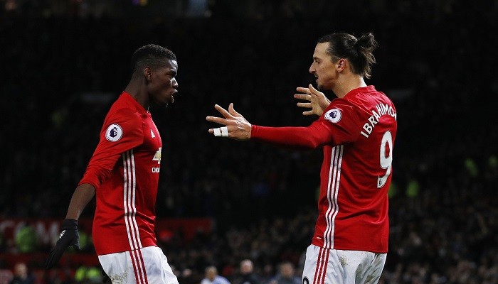 Paul Pogba, Zlatan Ibrahimovic, Manchester United, Hull City, English PL