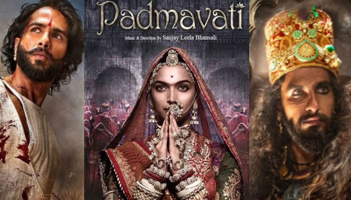 Padmavati poster - looks of Deepika Padukone, Ranveer Singh and Shahid Kapoor Padmavati Poster