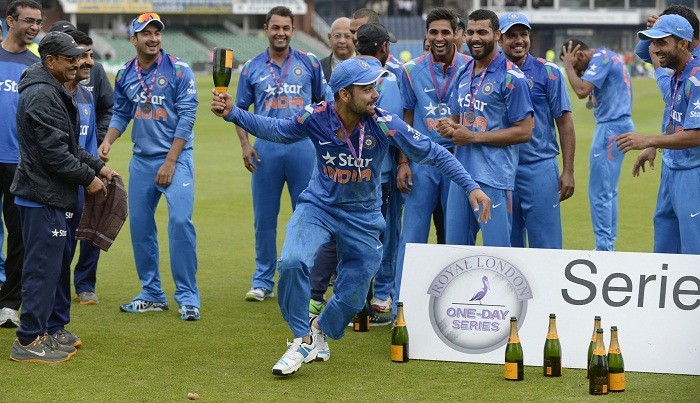 India will look to recreate similar scenes as their one-day international series against the West Indies get underway India Kohli