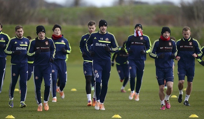 Sunderland will target their first trophy since 1973 when they face Manchester City in the Capital One Cup final. Reuters Sunderland O'Shea Larsson