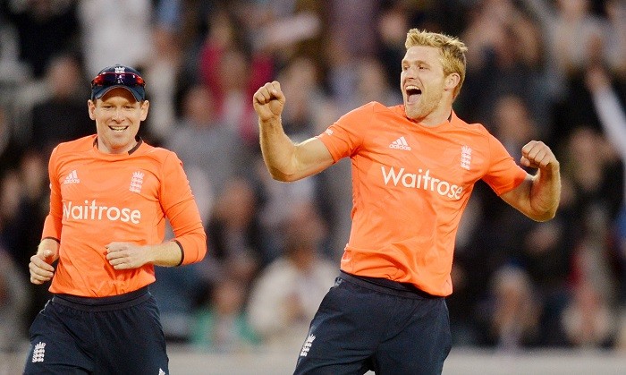 England all-rounder David Willey (right) has joined the Chennai Super Kings David Willey