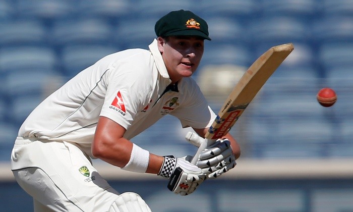 Matt Renshaw was the top scorer for Australia, with 68, February 23, 2017 Matt Renshaw, Australia, India, series, 1st Test