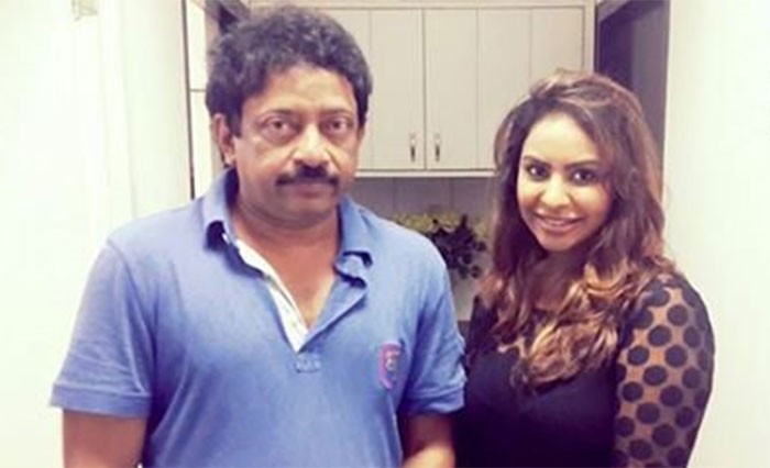 Ram Gopal Varma and Sri Reddy Ram Gopal Varma and Sri Reddy