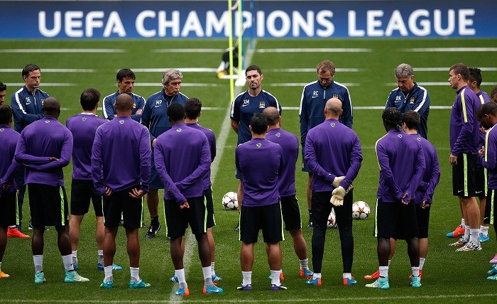 Manchester City will be desperate for a victory against Roma in the Champions League Manchester City Manuel Pellegrini
