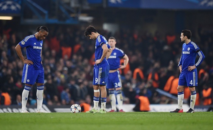 Chelsea were eliminated from the Champions League on Wednesday after losing to Paris Saint-Germain (on away goals following a 3-3 aggregate draw) in the round of sixteen Chelsea