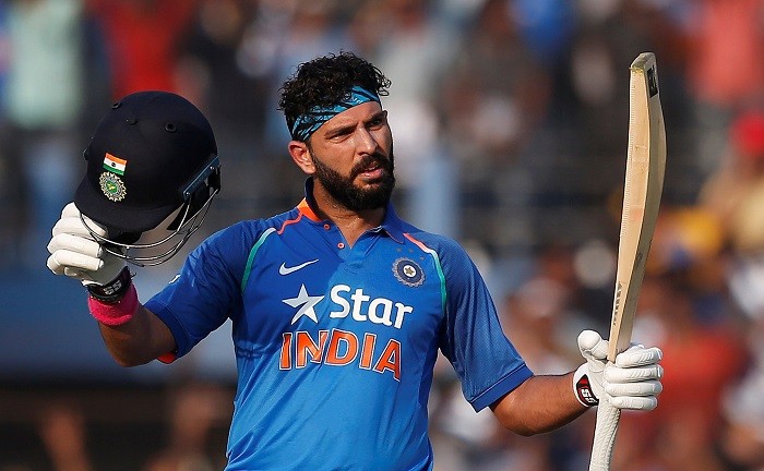 India batsman Yuvraj Singh scored 150 in the second ODI against England n 2017. Yuvraj Singh, India, England, 2nd ODI, MS Dhoni