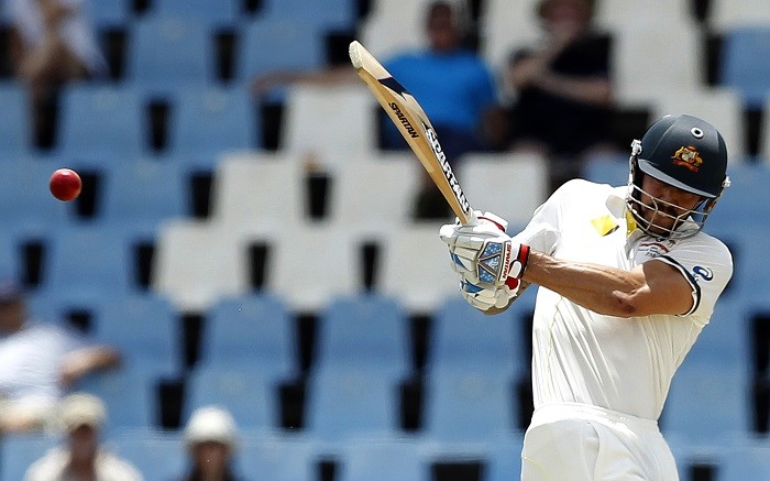 Mitchell Johnson showed he packs a punch with the bat as well on day three of the second Test against India Mitchell Johnson Australia