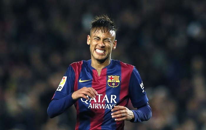 Neymar has been in terrific form this season Neymar