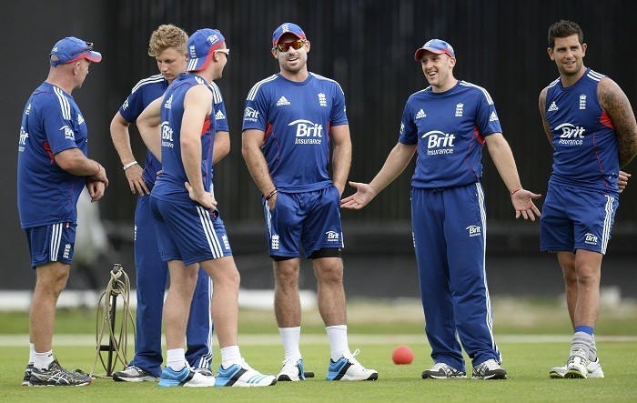 England players during a training session ahead of the 1st ODI against the West Indies, 27 February. Reuters England