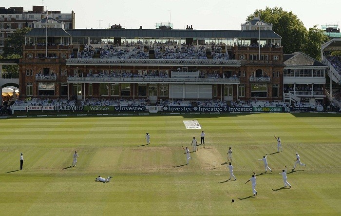 Kevin Pietersen allegedly spotted one of the groundsmen tampering with the pitch. Lord's Ground