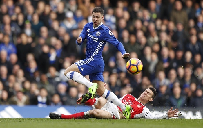 Chelsea beat Arsenal 4-1 with Hazard scoring a brace