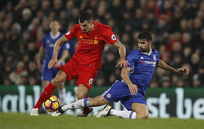Dejan Lovren is set to make a welcome return to the Liverpool lineup Dejan Lovren Liverpool Diego Costa Chelsea